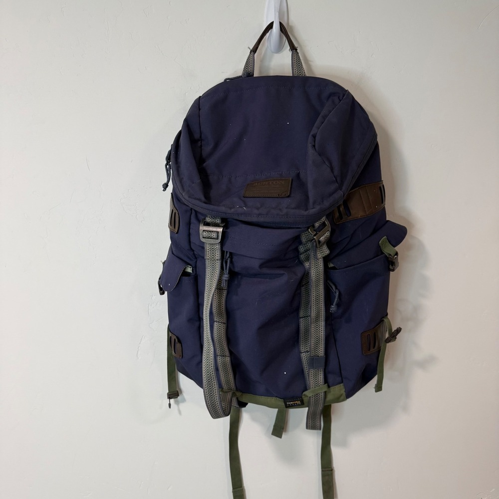 Burton Annex Rucksack Backpack Large Navy Blue Cordura Laptop Sleeve